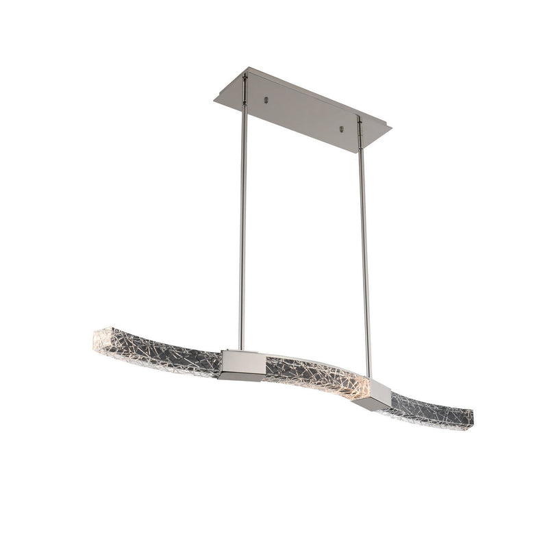Allegri - 034860-046-FR001 - LED Island Pendant - Athena - Polish Nickel