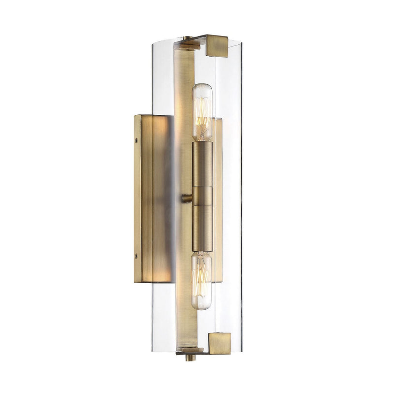 Savoy House - 9-9771-2-322 - Two Light Wall Sconce - Winfield - Warm Brass