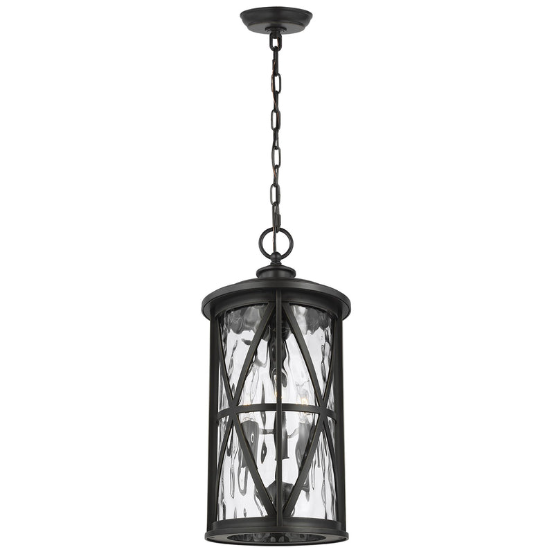 Generation Lighting - OL15209ANBZ - Three Light Outdoor Pendant - Millbrooke - Antique Bronze