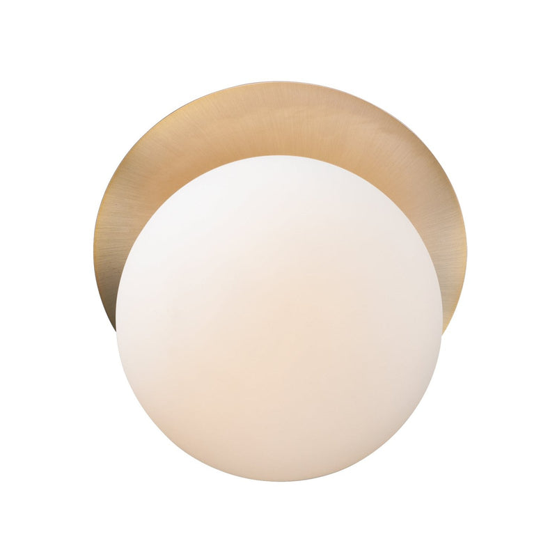 Maxim - 26033SWSBRBK - One Light Wall Sconce - Vesper - Satin Brass / Black
