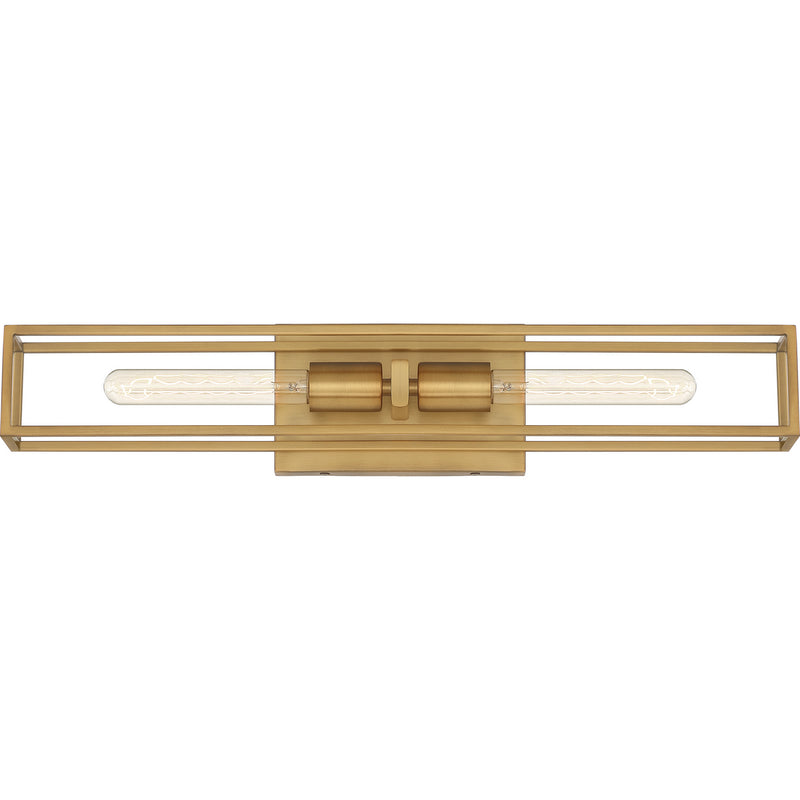 Quoizel - LGN8624WS - Two Light Bath - Leighton - Weathered Brass
