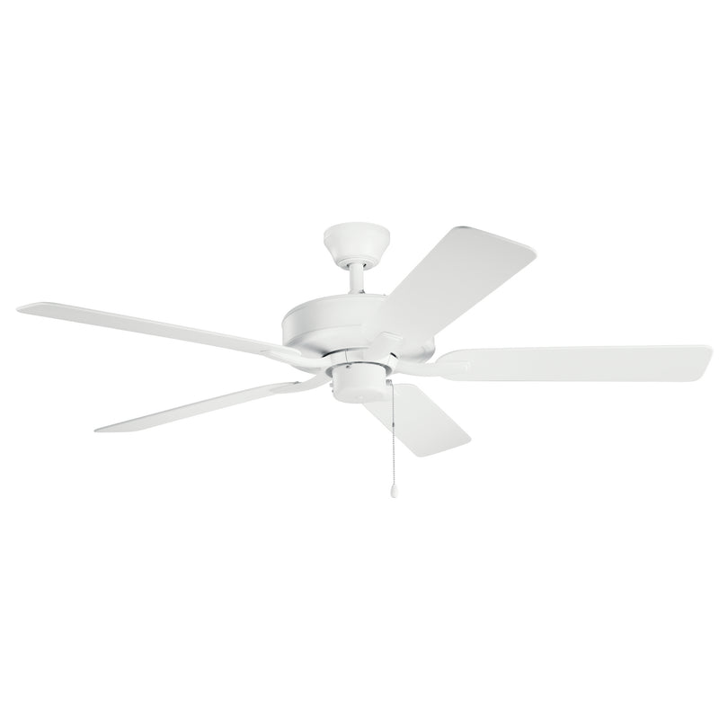Kichler - 330015MWH - 52"Ceiling Fan - Basics Pro Patio - Matte White