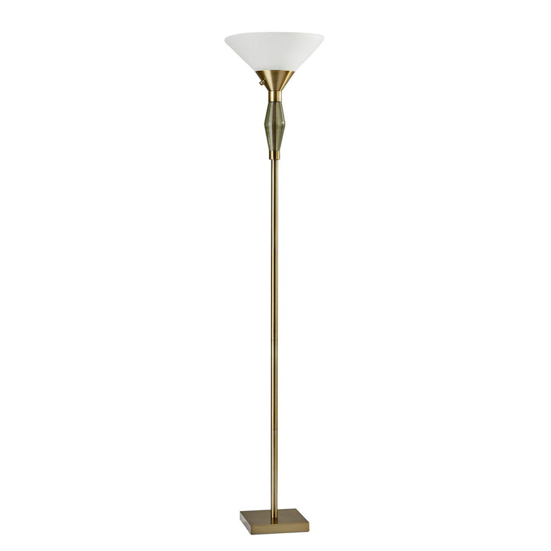 Adesso Home - 5168-21 - Two Light Torchiere - Murphy - Antique Brass