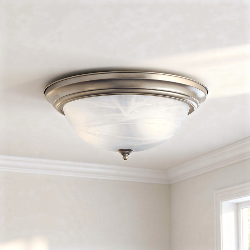Three Light Flush Mount