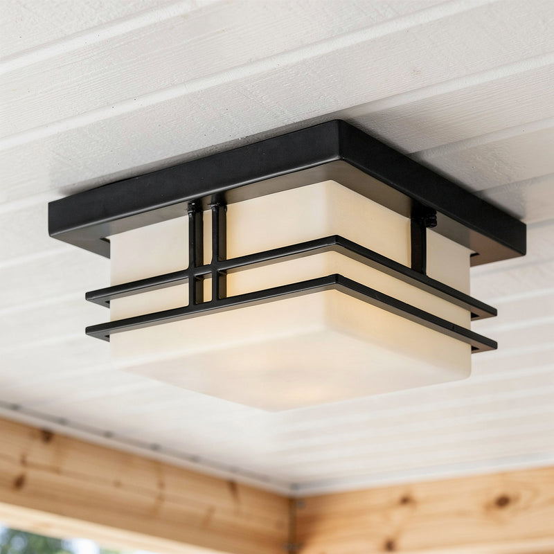 Tremillo Two Light Outdoor Ceiling Mount