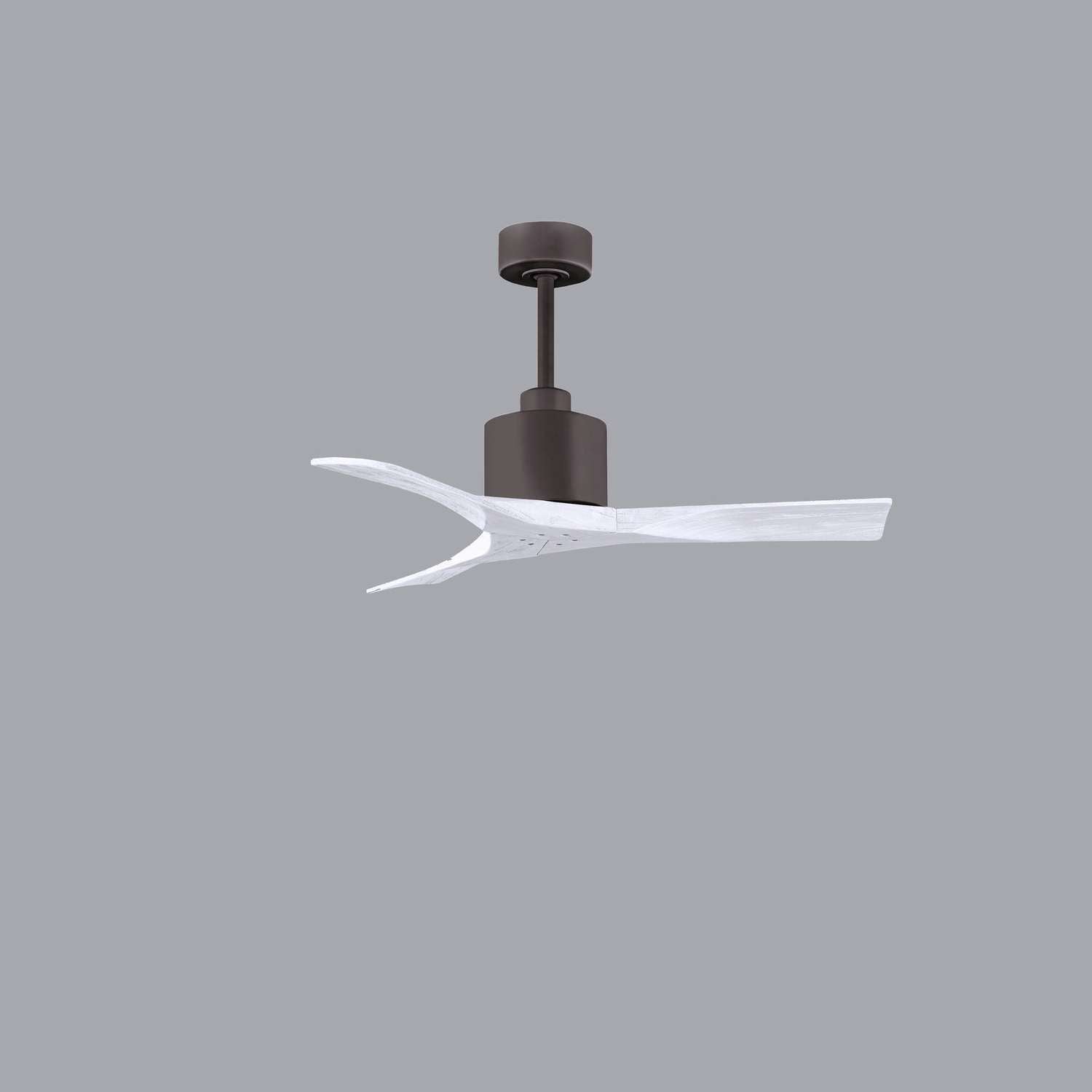 Matthews Fan Company - NK-TB-MWH-42 - 42"Ceiling Fan - Nan - Textured Bronze
