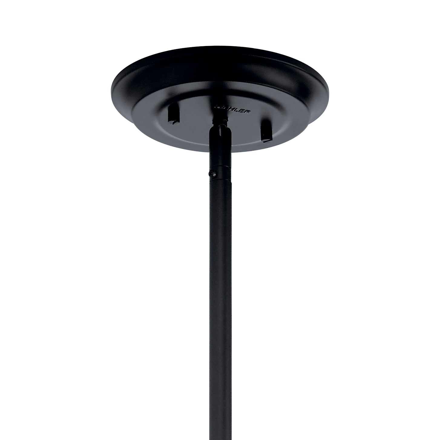 Kichler - 52096BK - One Light Pendant/Semi Flush - Elias - Black