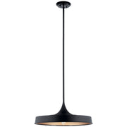 Kichler - 52096BK - One Light Pendant/Semi Flush - Elias - Black