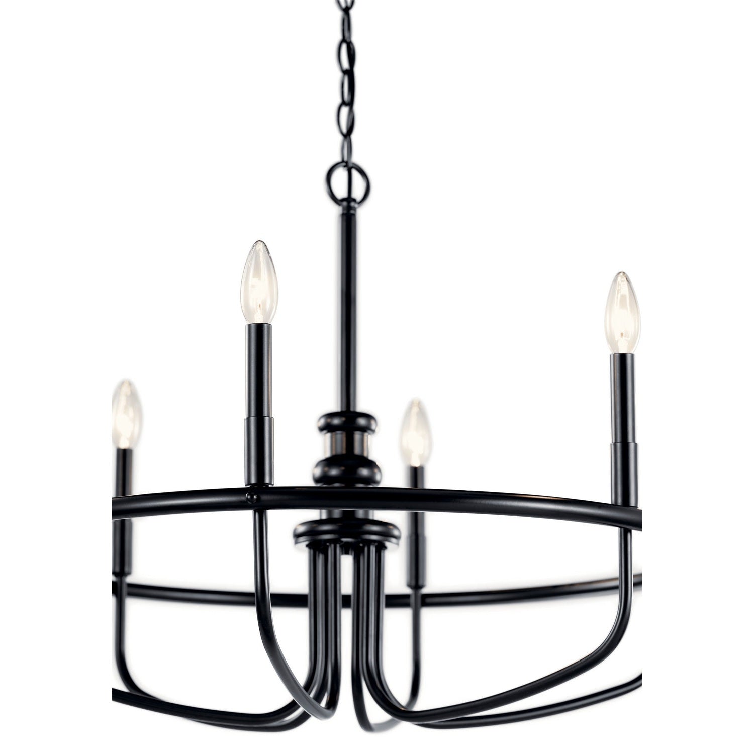 Kichler - 52304BK - Six Light Chandelier - Capitol Hill - Black