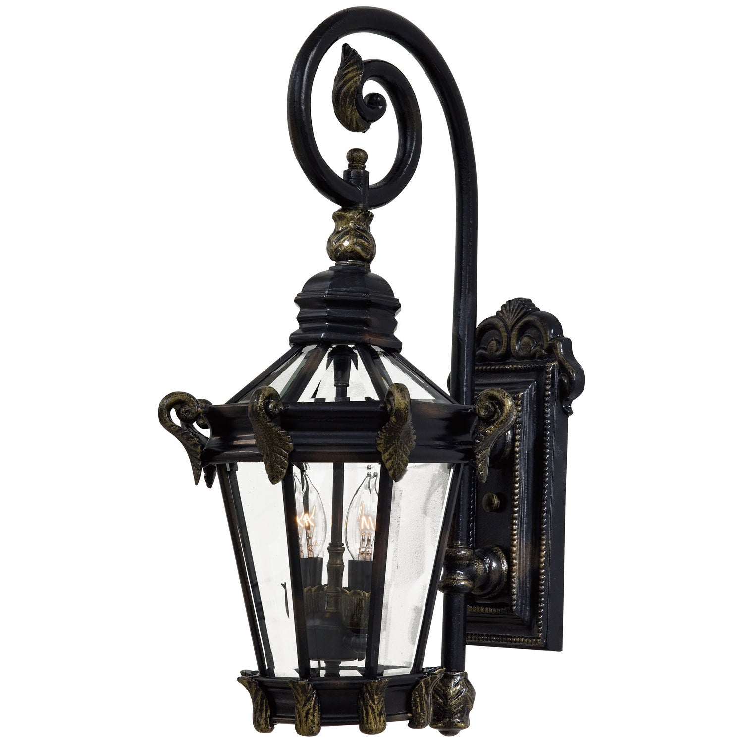 Minka-Lavery - 8931-95 - Two Light Wall Mount - Stratford Hall - Heritage W/ Gold Highlights