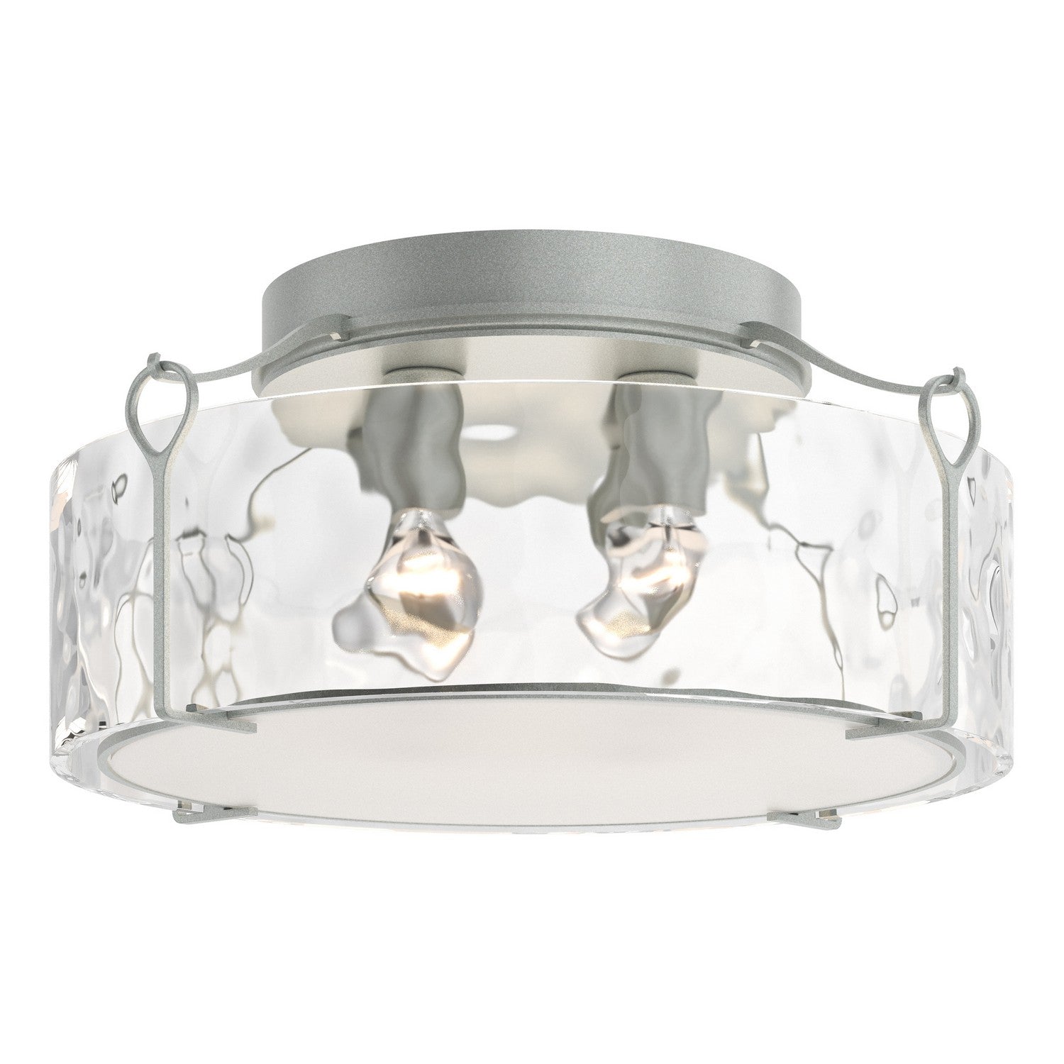 Hubbardton Forge - 121145-SKT-82-LL0216 - Four Light Semi-Flush Mount - Bow - Vintage Platinum