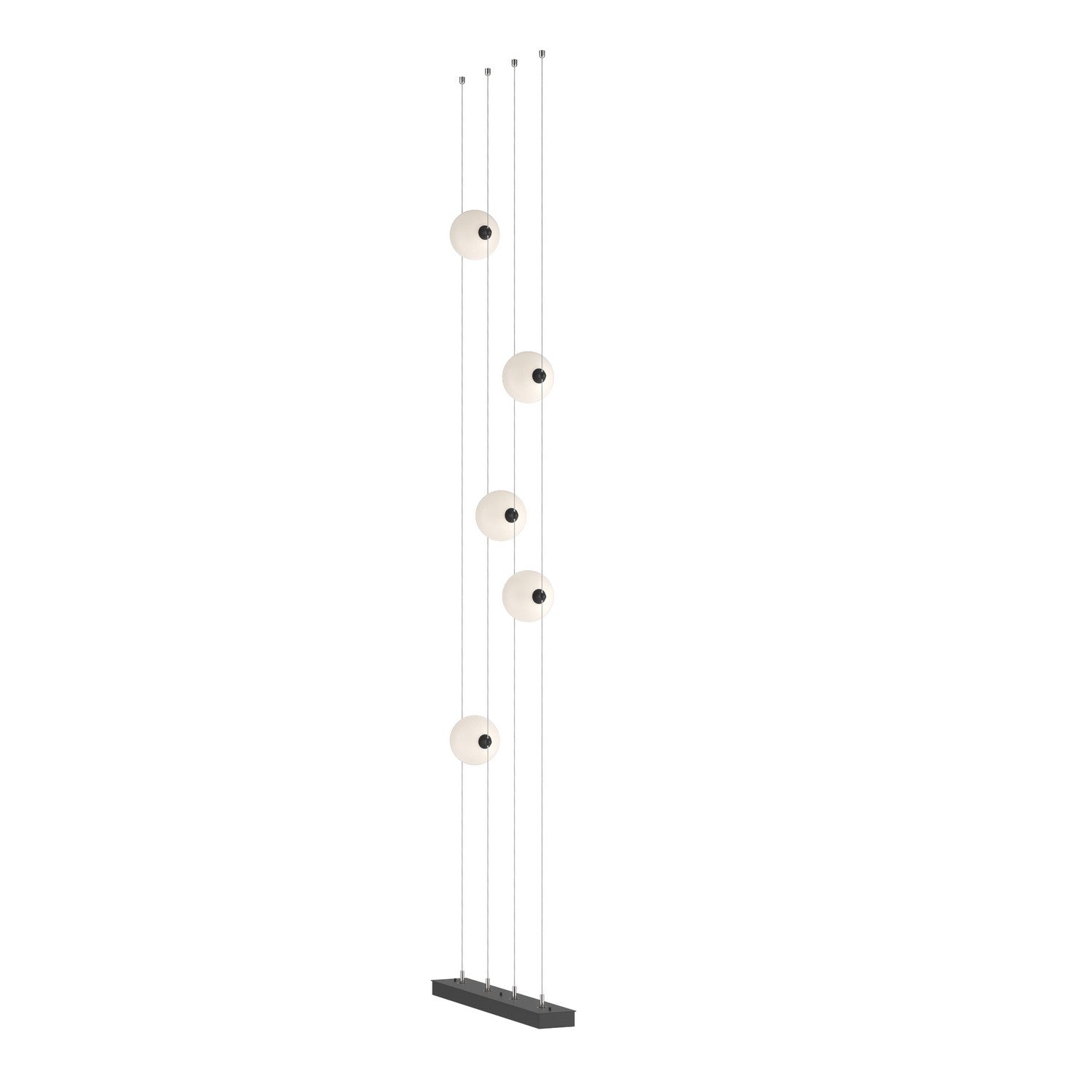 Hubbardton Forge - 289520-LED-STND-10-GG0668 - LED Pendant - Abacus - Black