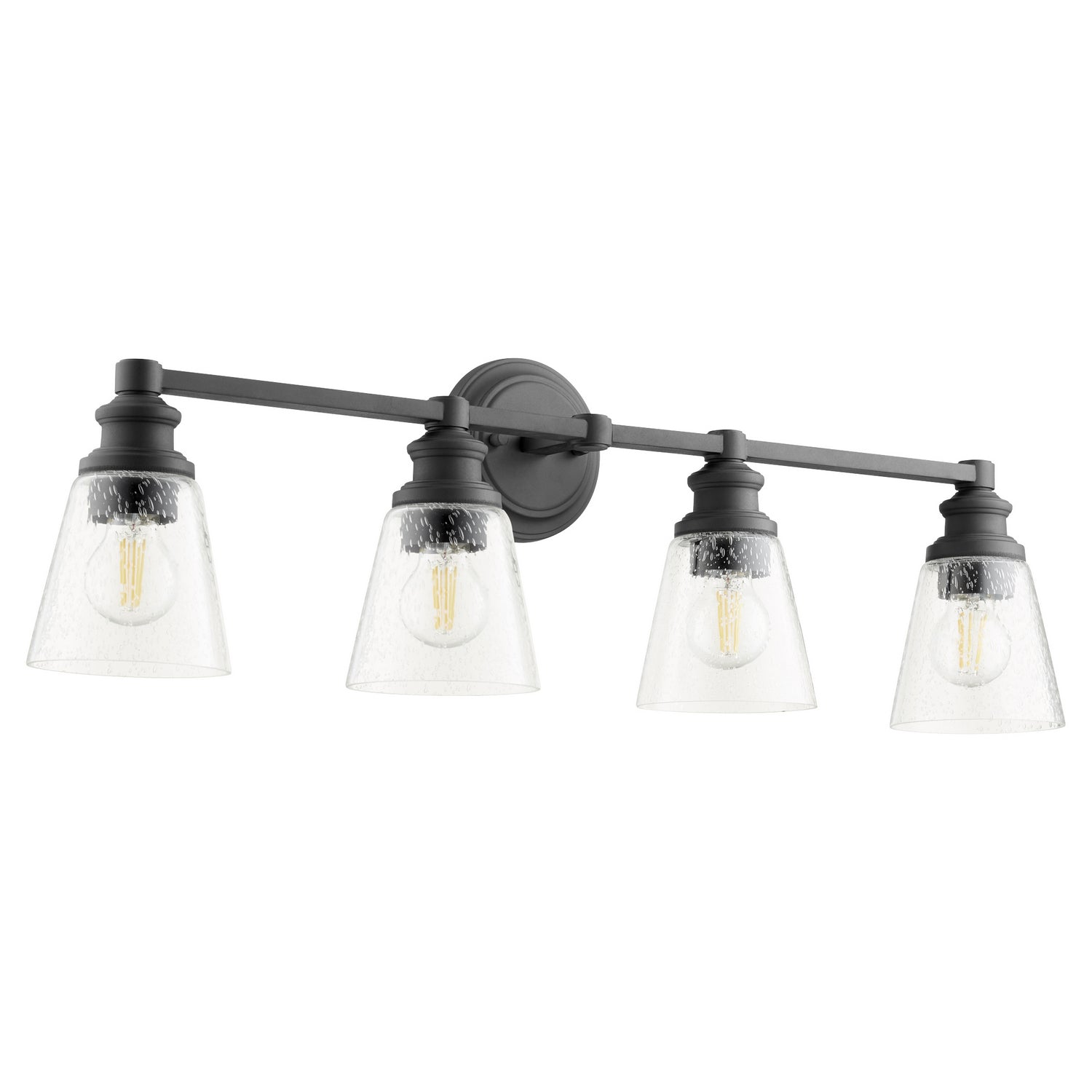 Quorum - 509-4-69 - Four Light Vanity - Dunbar - Textured Black