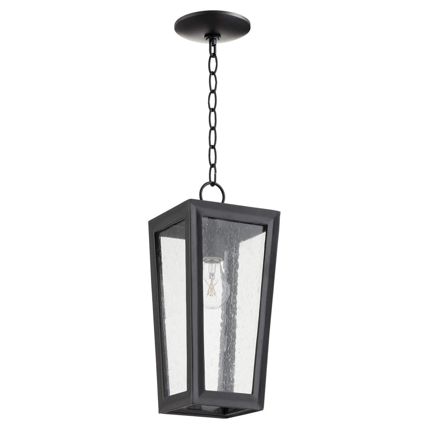 Quorum - 716-6-69 - One Light Pendant - Bravo - Textured Black