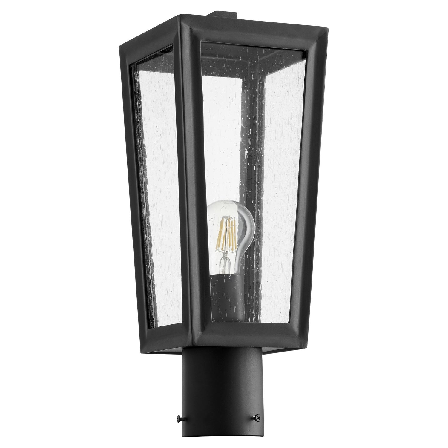 Quorum - 717-6-69 - One Light Post Mount - Bravo - Textured Black