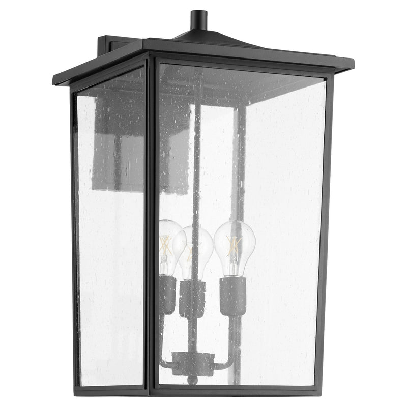 Quorum - 722-13-69 - Three Light Wall Mount - Riverside - Textured Black