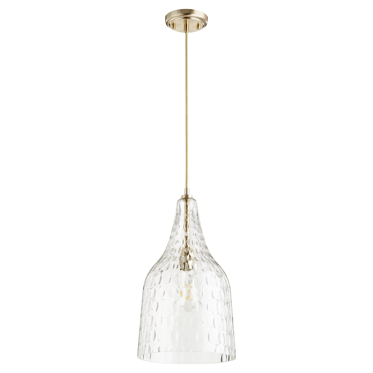 Quorum - 8142-80 - One Light Pendant - 8142 Pendants - Aged Brass