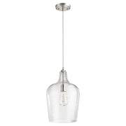Quorum - 8143-65 - One Light Pendant - 8143 Pendants - Satin Nickel