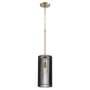 Quorum - 817-1-80 - One Light Pendant - Finura - Aged Brass