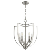Quorum - 8202-5-65 - Five Light Entry Pendant - Dakota - Satin Nickel