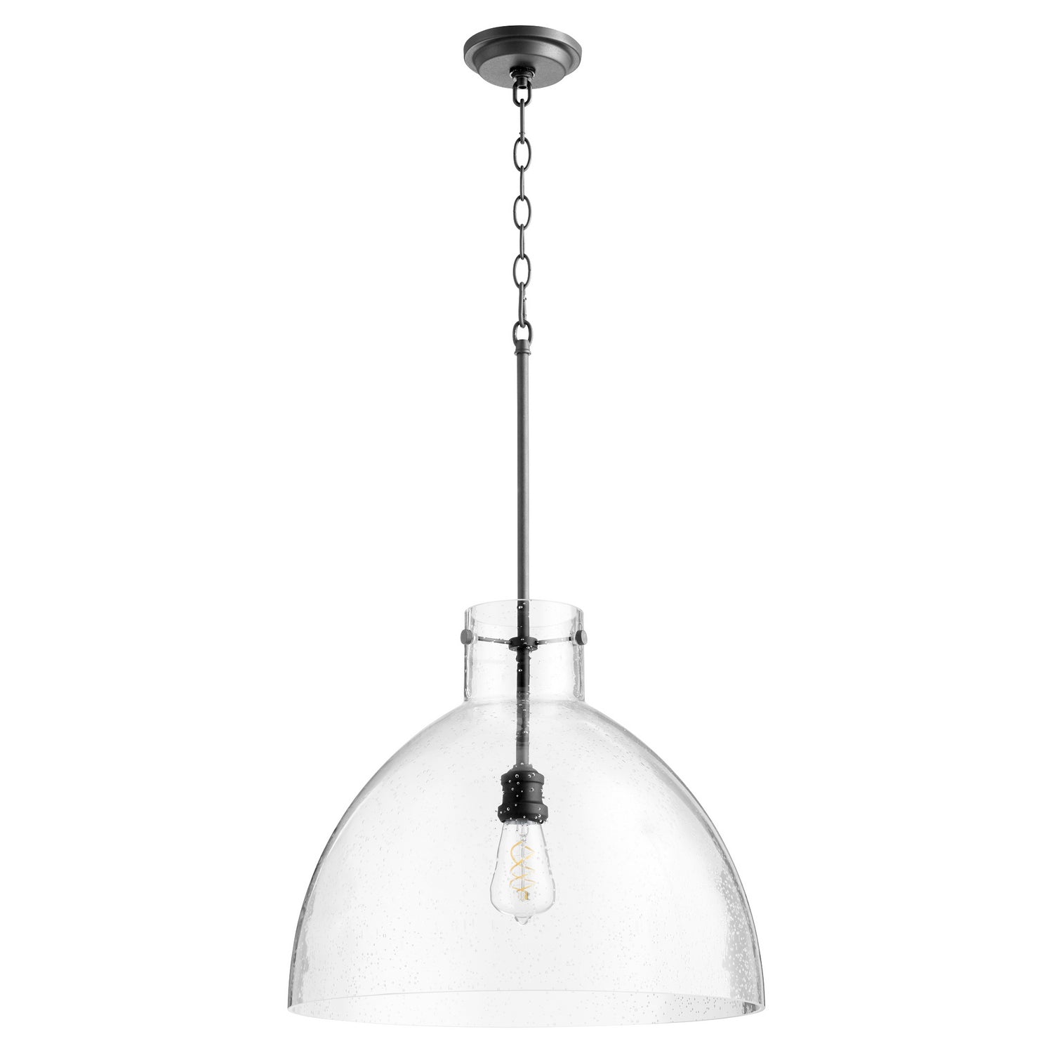 Quorum - 8932-69 - One Light Pendant - 8932 Seeded Pendants - Textured Black