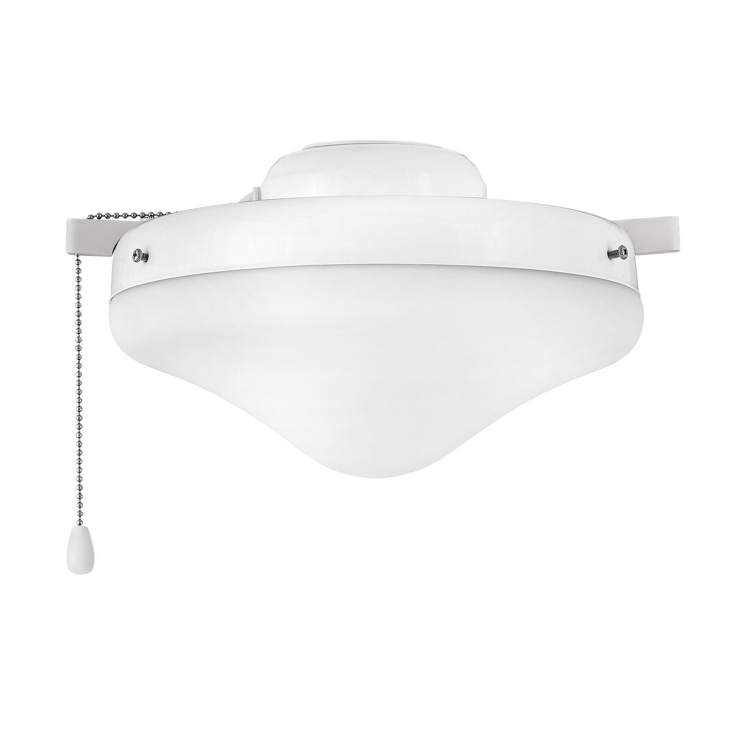 Hinkley - 930007FAW - LED Fan Light Kit - Light Kit Heirloom Glass - Appliance White