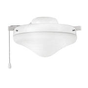 Hinkley - 930007FAW - LED Fan Light Kit - Light Kit Heirloom Glass - Appliance White