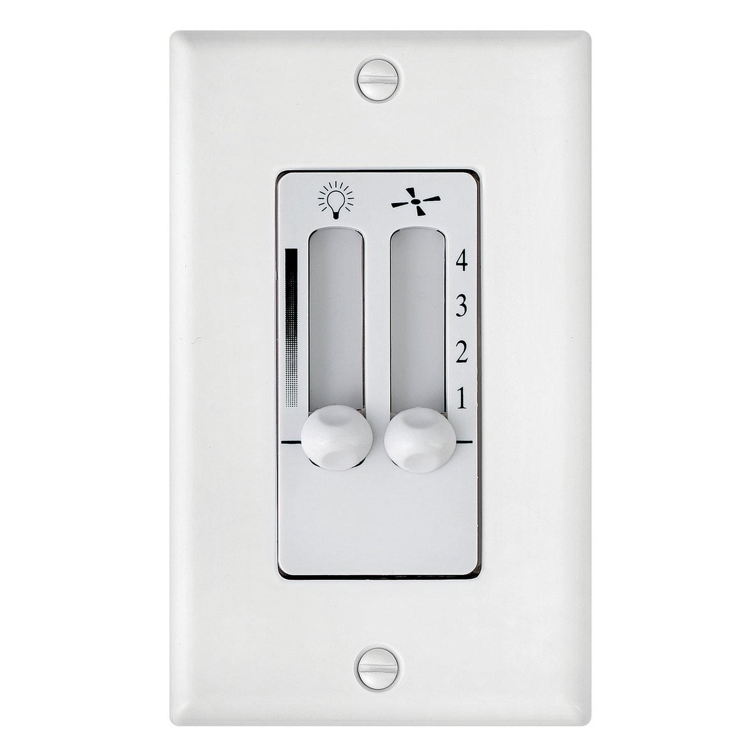 Hinkley - 980008FWH - Wall Contol - Wall Control 4spd Dual Slide - White