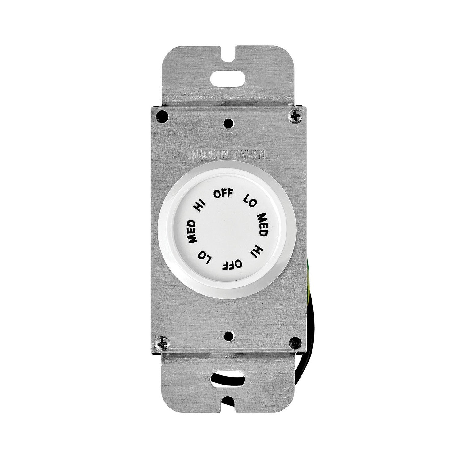 Hinkley - 980010FAW - Wall Contol - Wall Control 3 Spd Rotary - Appliance White