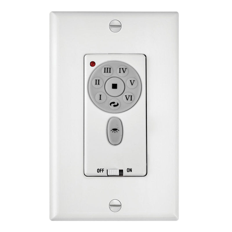 Hinkley - 980013FAS - Wall Contol - Wall Control 6 Spd DC - White