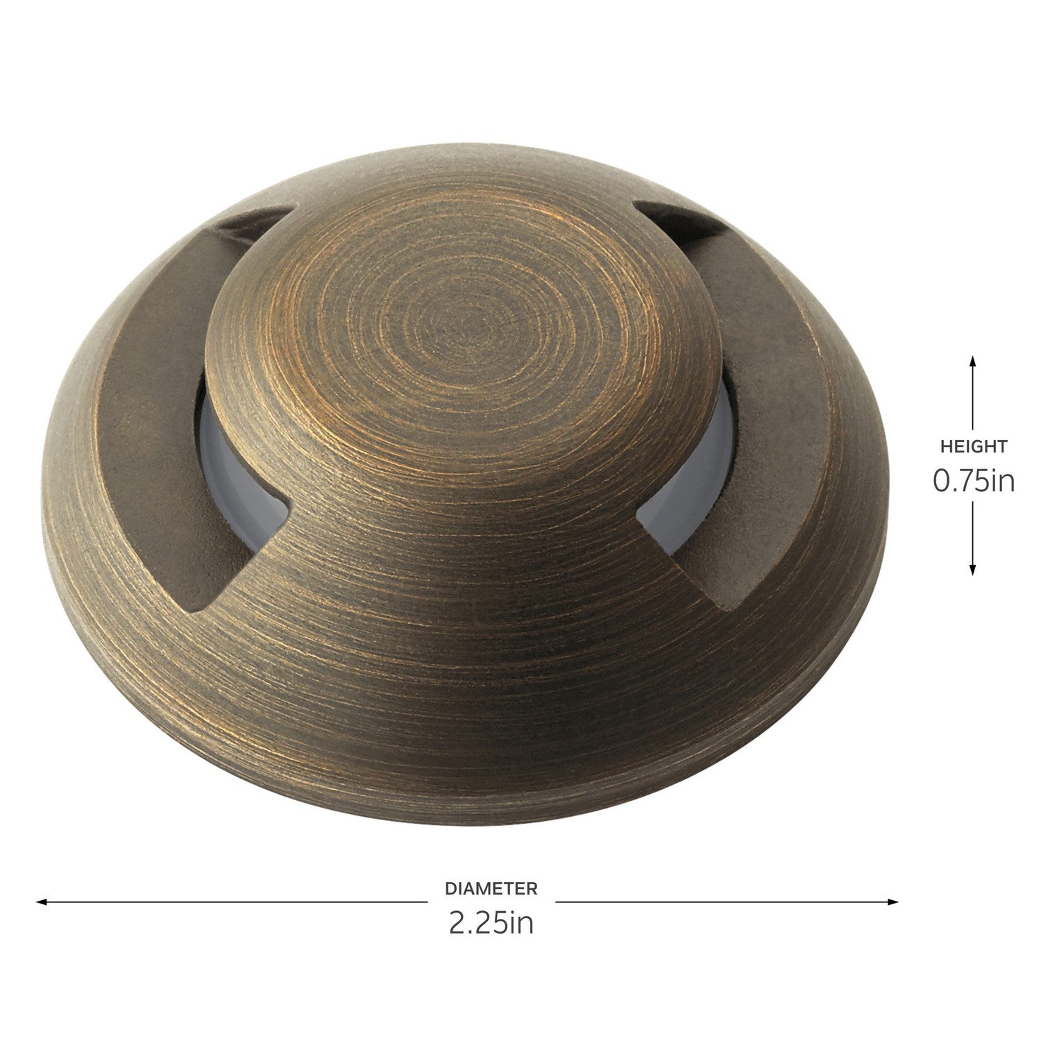 Kichler - 16144CBR - Mini All-Purpose 2Way Top Acc - Landscape Led - Centennial Brass