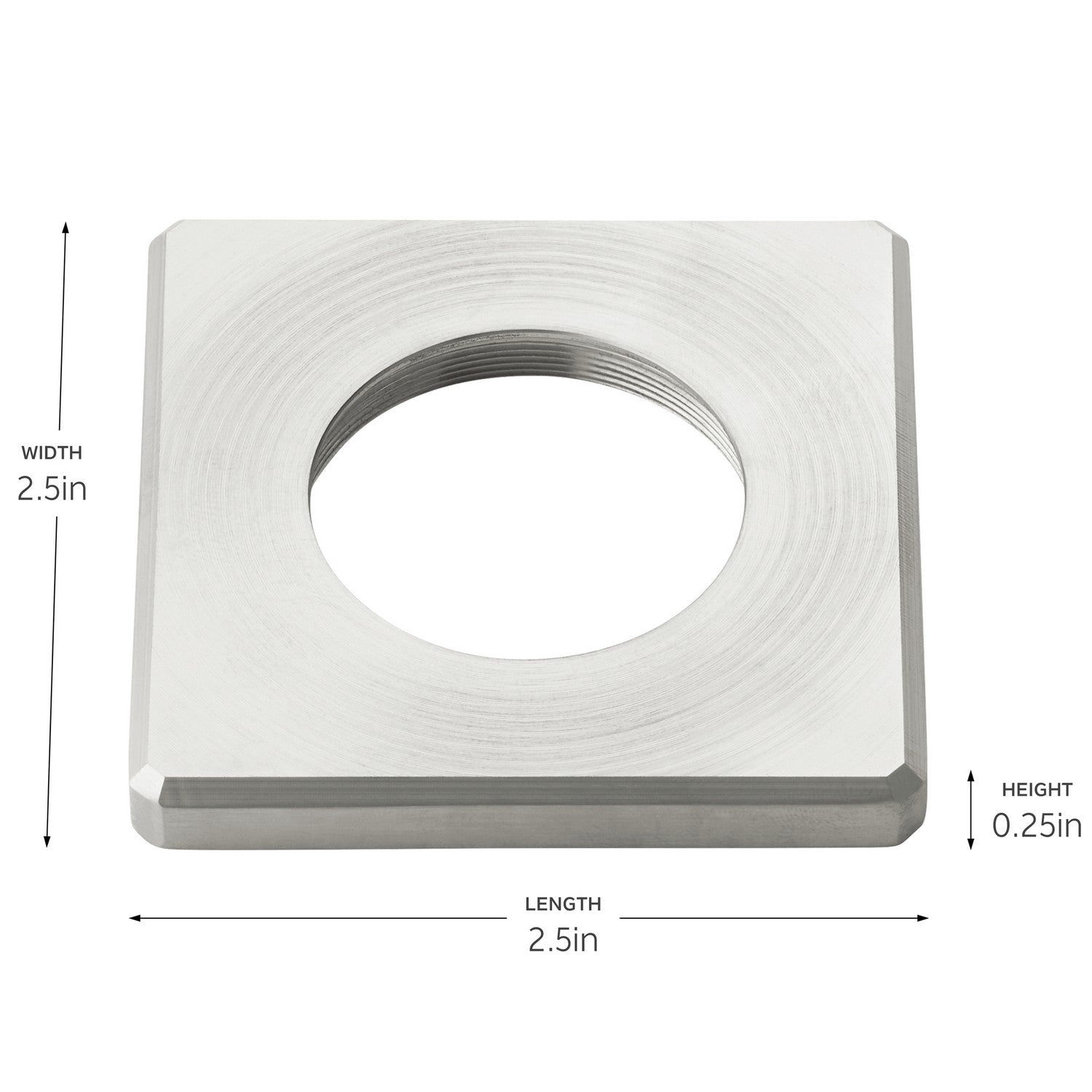 Kichler - 16147SS - Mini All-Purpose Square Accessory - Landscape Led - Stainless Steel