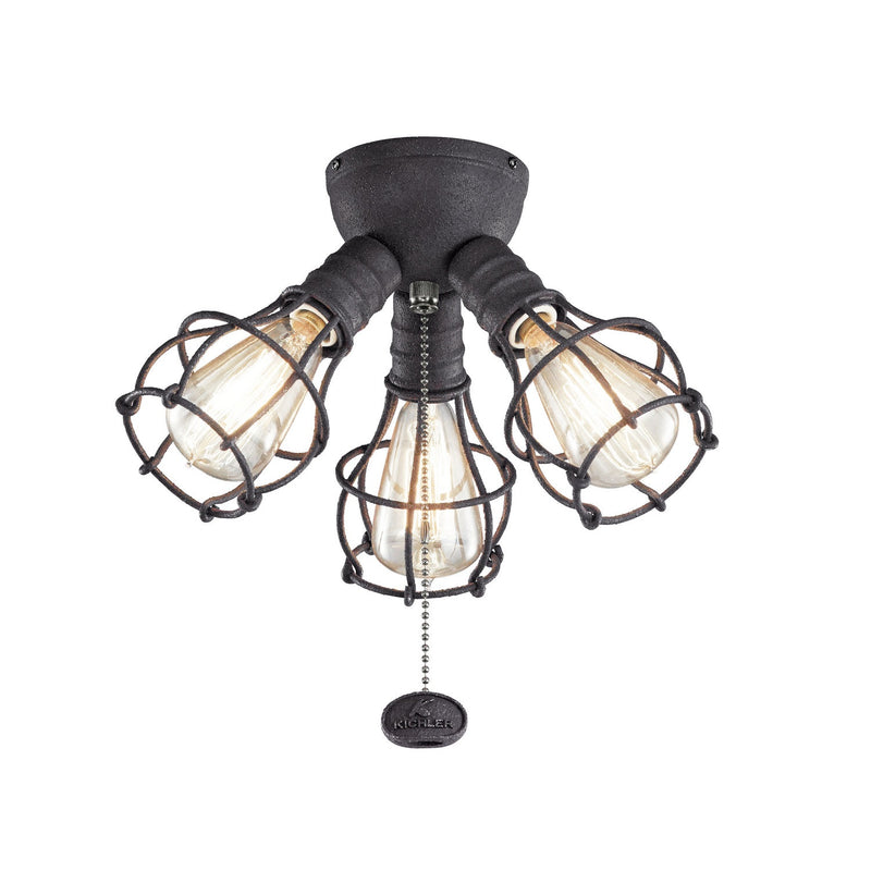 Kichler - 380041DBK - LED Fan Light Kit - Accessory - Distressed Black