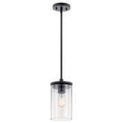 Kichler - 43996BK - One Light Mini Pendant - Crosby - Black