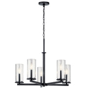 Kichler - 43999BK - Five Light Chandelier - Crosby - Black