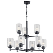 Kichler - 44031BK - Nine Light Chandelier - Winslow - Black