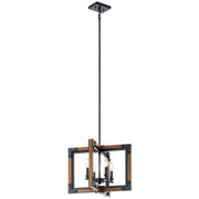 Kichler - 44046AUB - Four Light Chandelier/Semi Flush Mount - Marimount - Auburn Stained