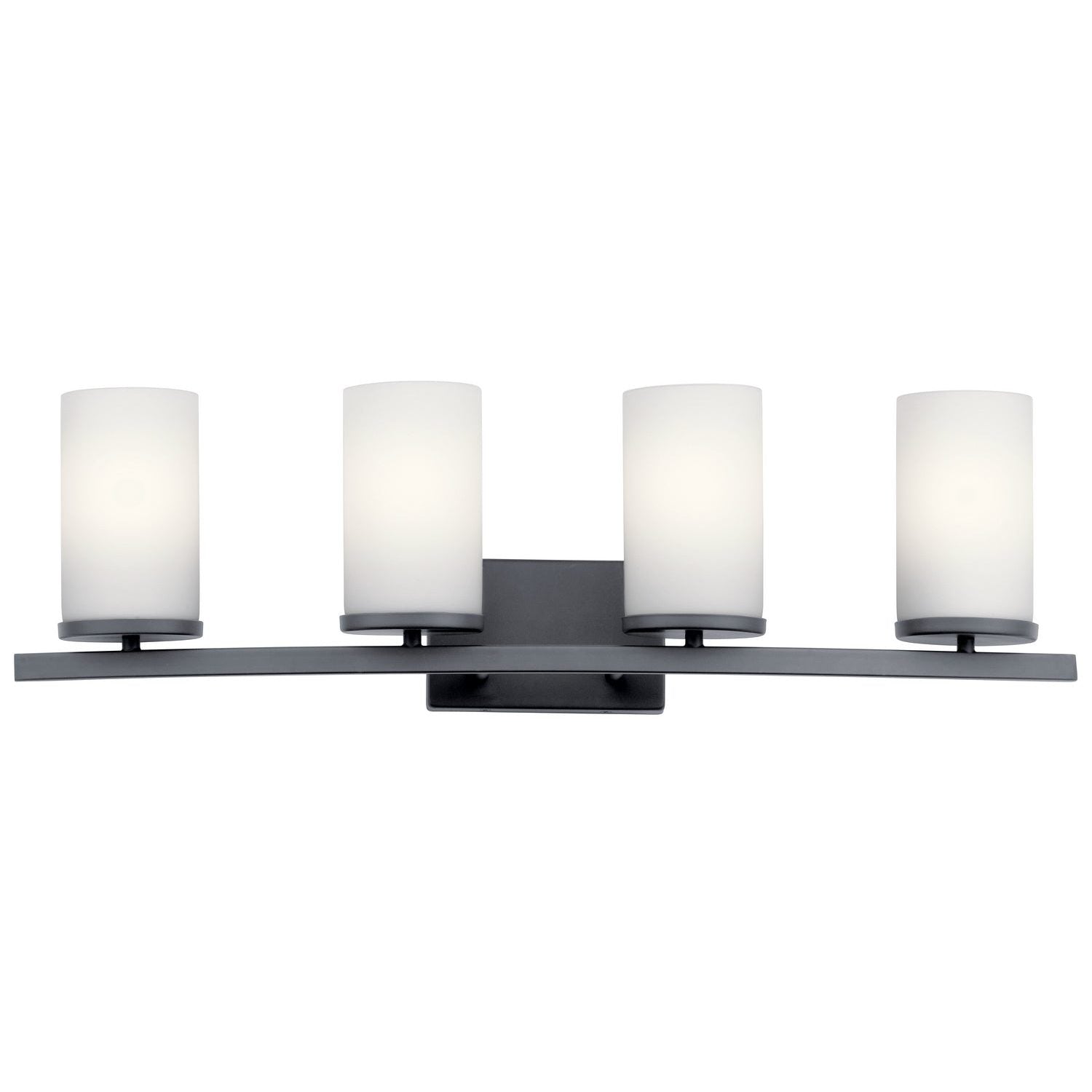 Kichler - 45498BK - Four Light Bath - Crosby - Black