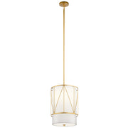 Kichler - 52073CLG - One Light Pendant - Birkleigh - Classic Gold