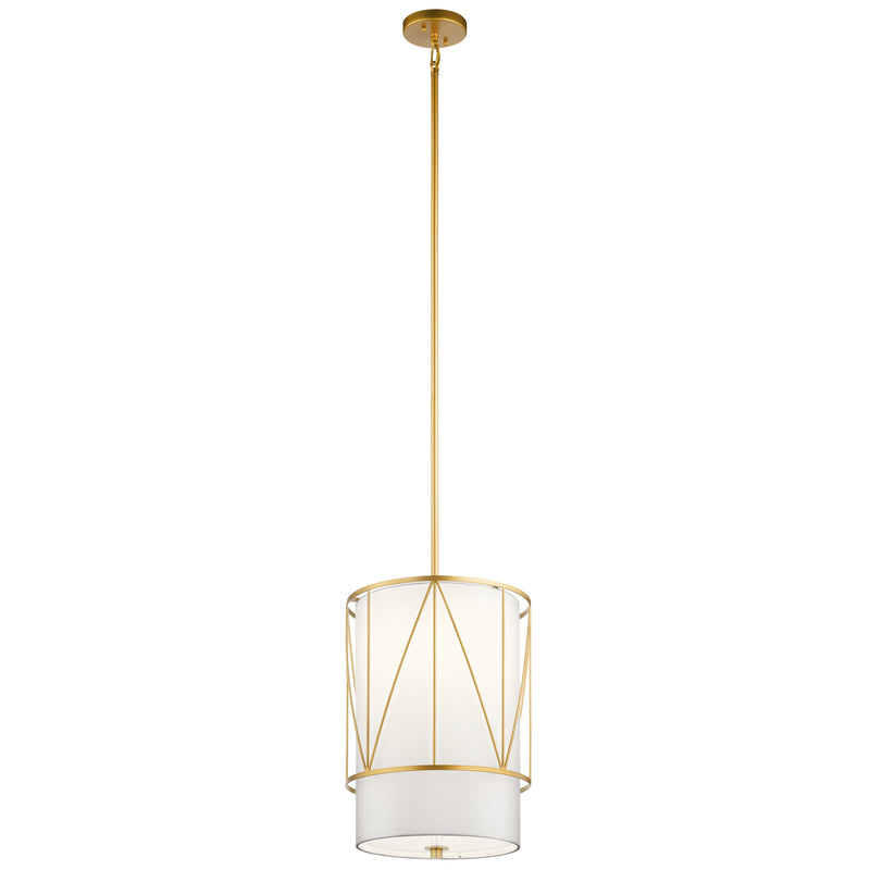 Kichler - 52073CLG - One Light Pendant - Birkleigh - Classic Gold