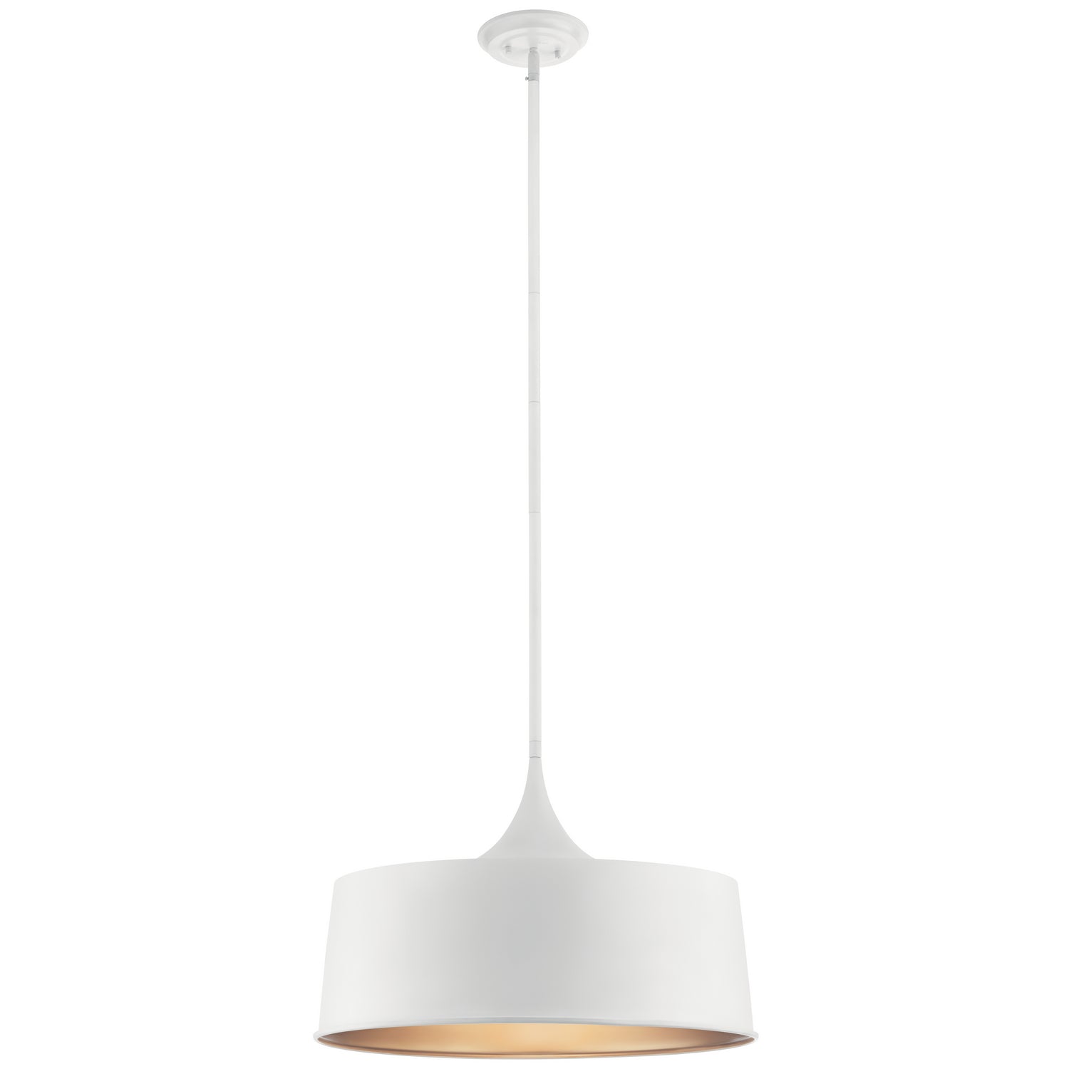 Kichler - 52097WH - One Light Pendant/Semi Flush - Elias - White