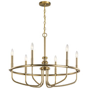 Kichler - 52304CLZ - Six Light Chandelier - Capitol Hill - Classic Bronze