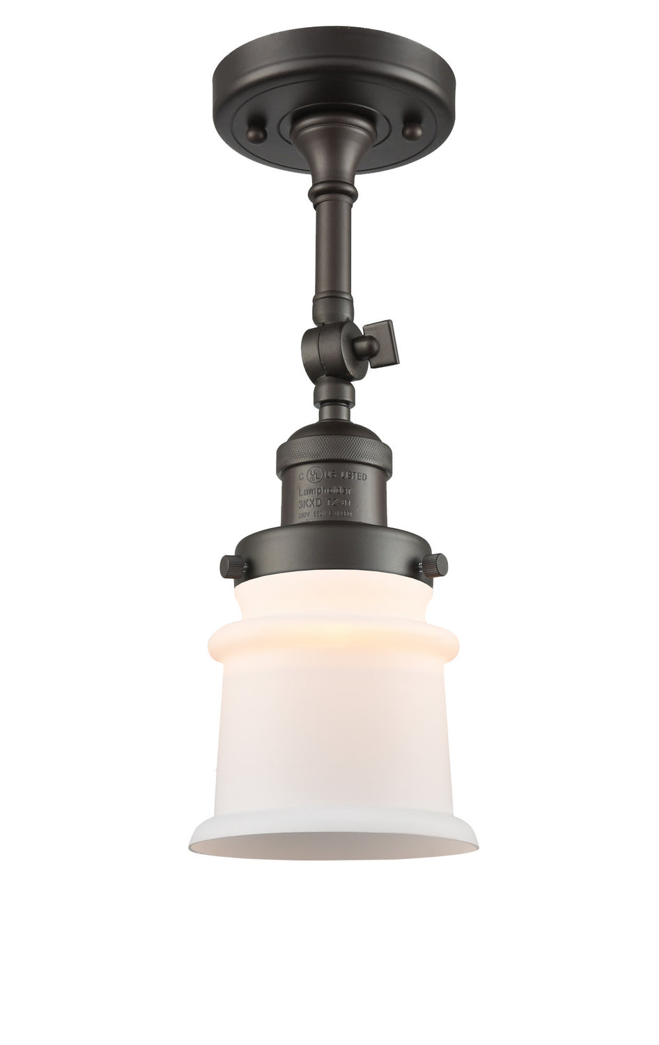 Innovations - 201F-OB-G181S - One Light Semi-Flush Mount - Franklin Restoration - Oil Rubbed Bronze
