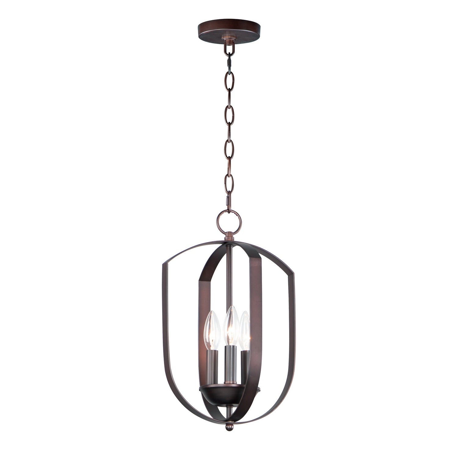 Maxim - 10033OI - Three Light Chandelier - Provident - Oil Rubbed Bronze