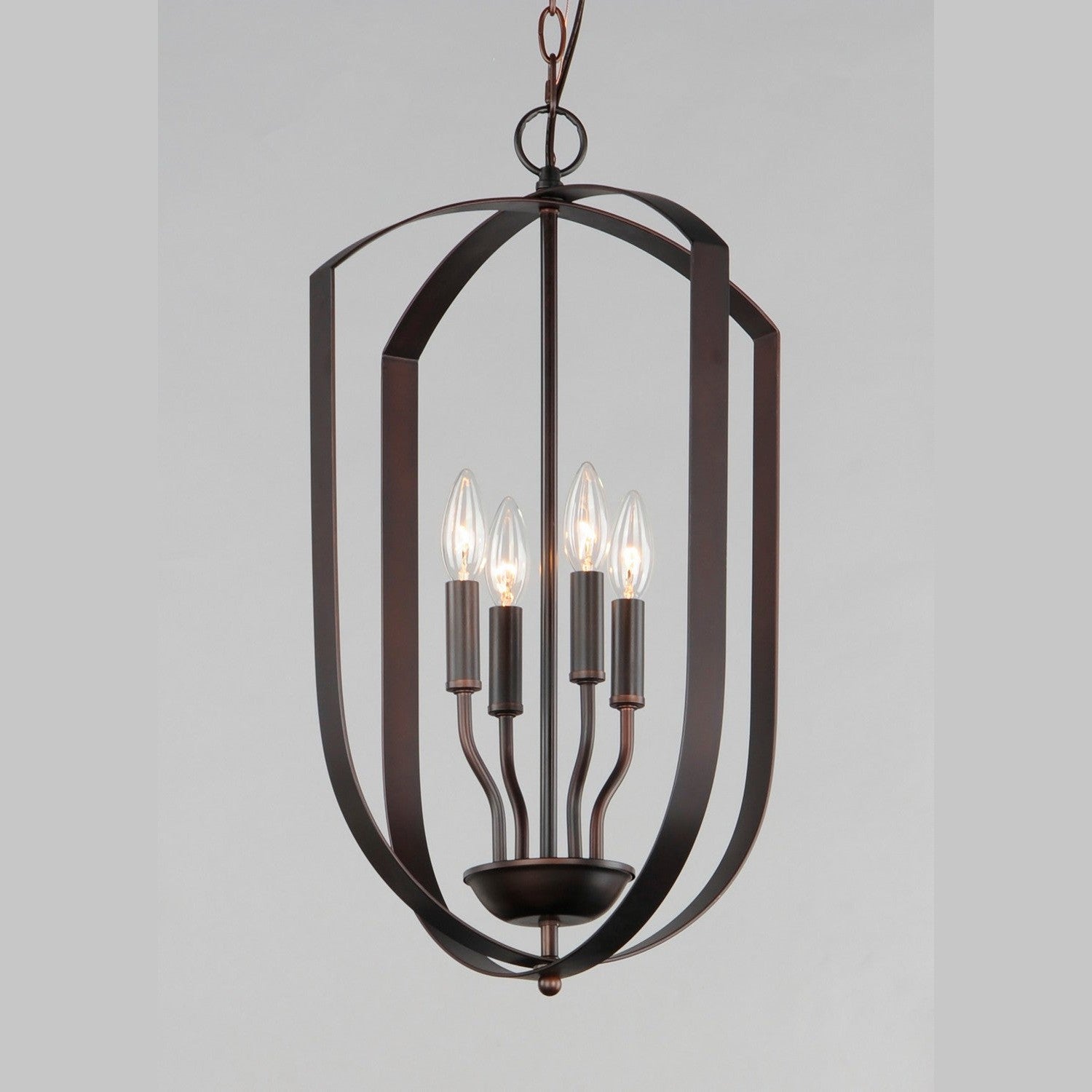 Maxim - 10034OI - Four Light Chandelier - Provident - Oil Rubbed Bronze
