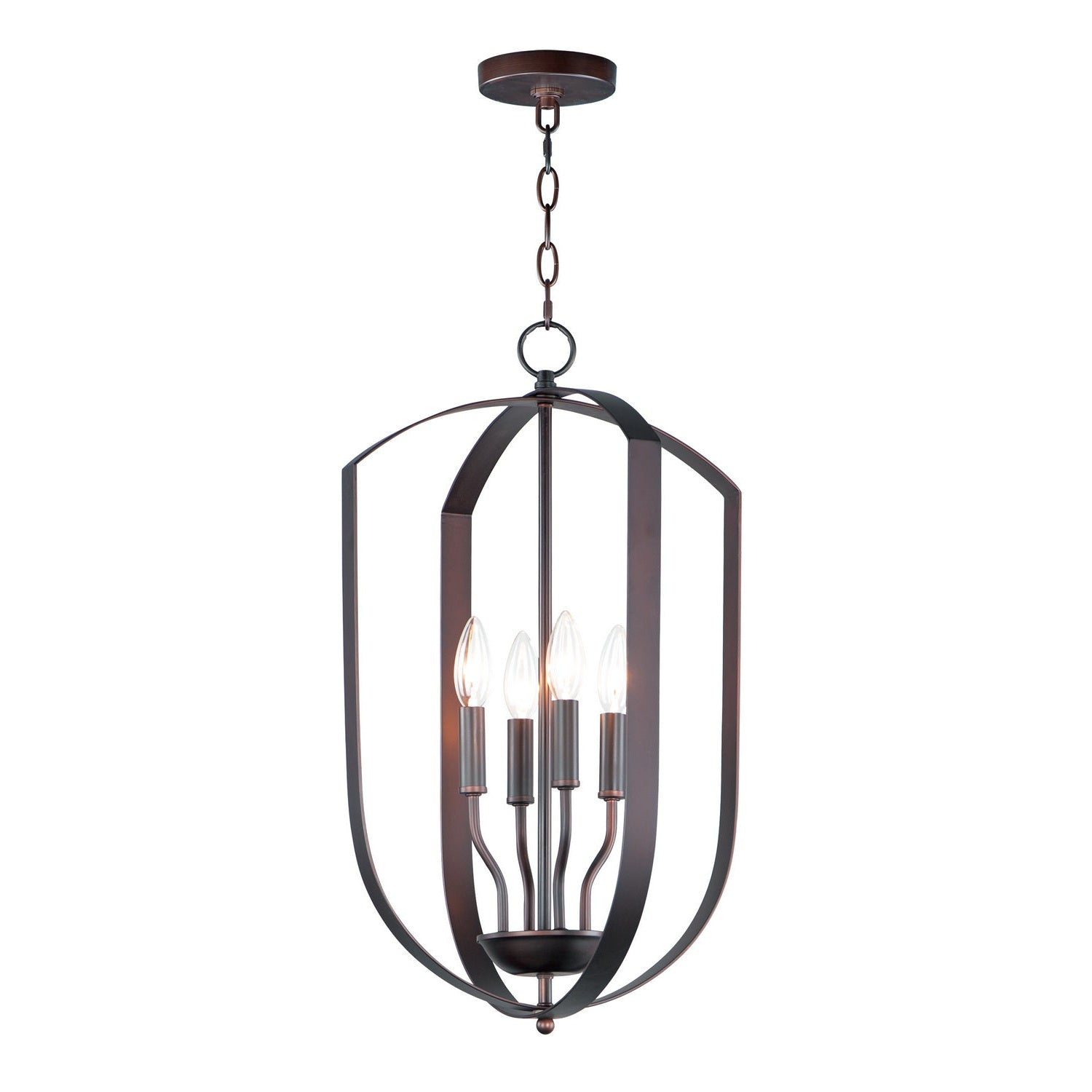 Maxim - 10034OI - Four Light Chandelier - Provident - Oil Rubbed Bronze