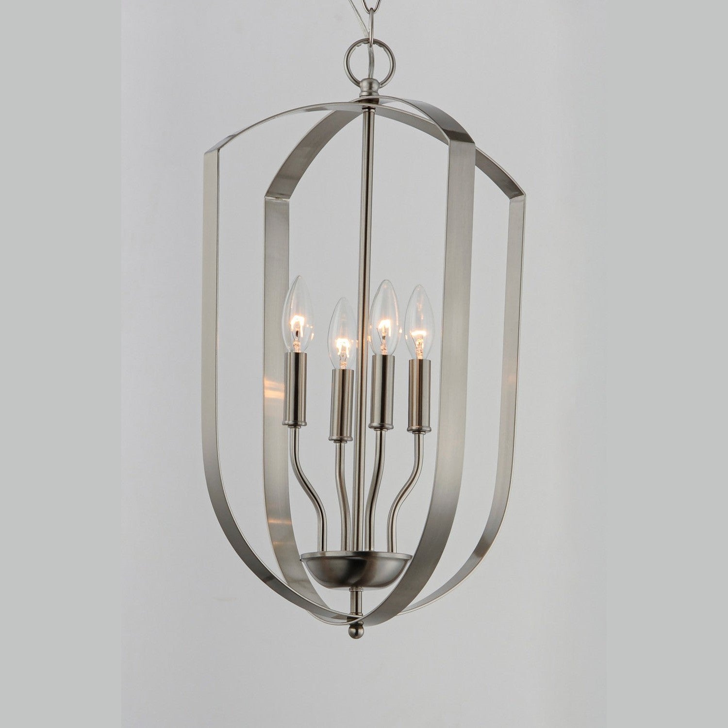 Maxim - 10034SN - Four Light Chandelier - Provident - Satin Nickel