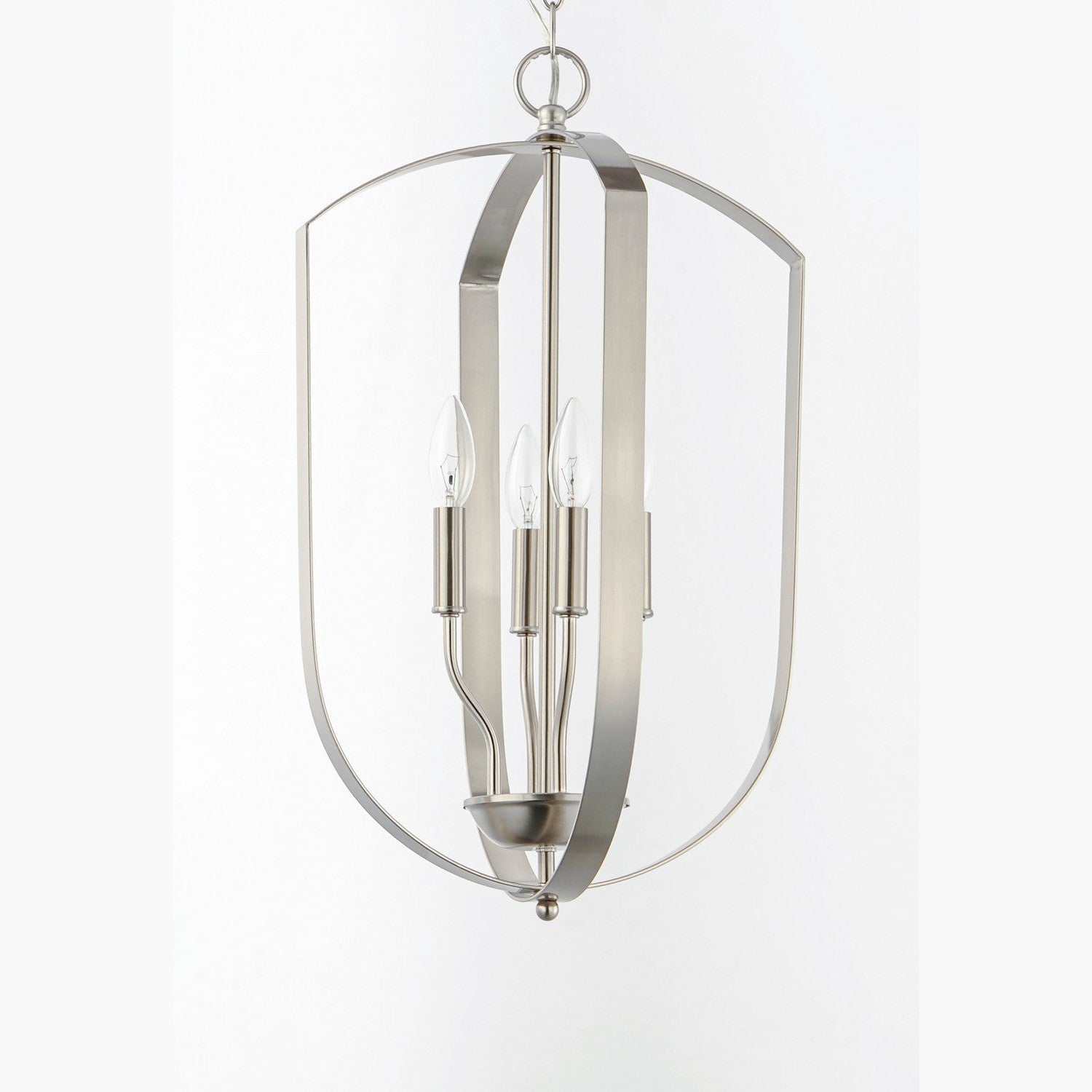 Maxim - 10034SN - Four Light Chandelier - Provident - Satin Nickel