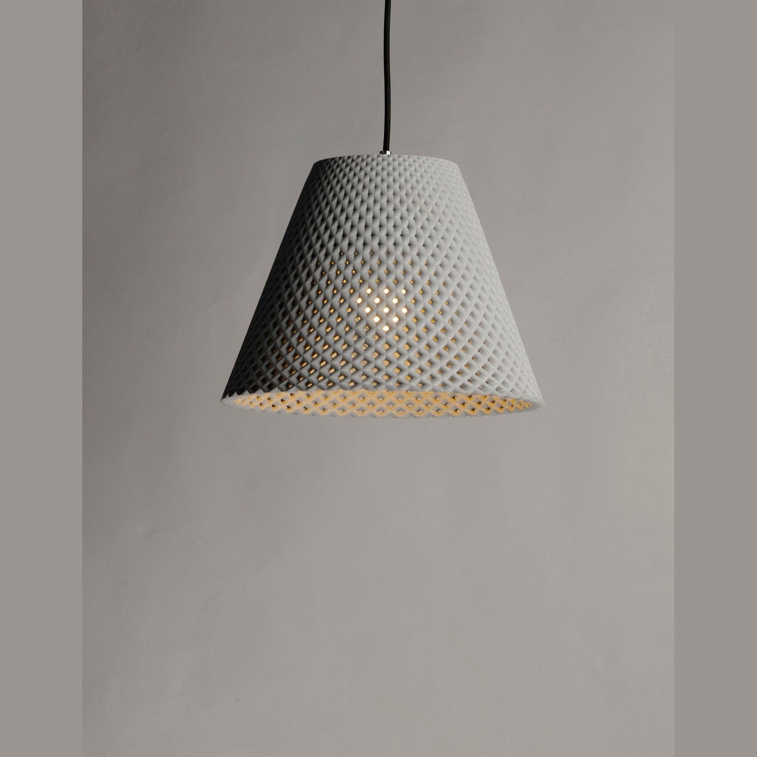 Maxim - 10145GYBK - One Light Pendant - Woven - Gray / Black