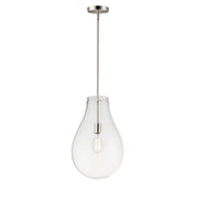 Maxim - 10162CLSN - One Light Pendant - Gourd - Satin Nickel